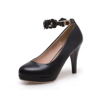 Chaussure Femme High Heels Platform Wedding Ladies Ankle Strap Women Pumps Zapatos Mujer Shoes Woman Nice Spring Sweet C161661
Chaussure Femme High Heels Platform Wedding Ladies Ankle Strap Women Pumps Zapatos Mujer Shoes Woman Nice Spring Sweet C161661