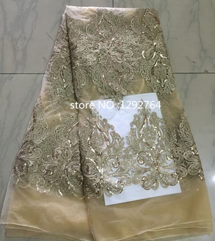 2016 Latest gold and sequins African French net Lace Fabric with sequins,High Quality African wedding Tulle Lace Fabric 5yards.
2016 Latest gold and sequins African French net Lace Fabric with sequins,High Quality African wedding Tulle Lace Fabric 5yards.