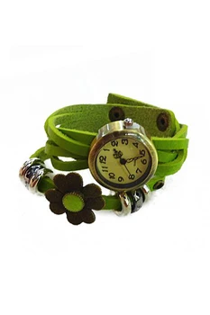 YCYS-Women's Retro Weave Wrap Flower Faux Leather Bracelet Wrist Watch Green
YCYS-Women's Retro Weave Wrap Flower Faux Leather Bracelet Wrist Watch Green