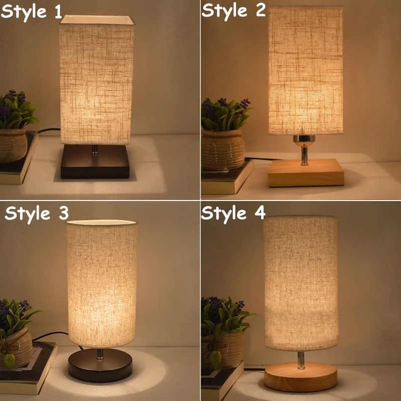 EU / US Plug AC E27 Modern Wood Linen Bedside Table Lamp Student Reading Night Light For Bedroom Living Room Study Decor
EU / US Plug AC E27 Modern Wood Linen Bedside Table Lamp Student Reading Night Light For Bedroom Living Room Study Decor