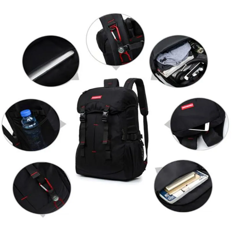 Fashion Men Women 50L Outdoor sports bags Hiking Bag Camping Travel Waterproof Mountaineering Backpack new arrival #4n26 (8)