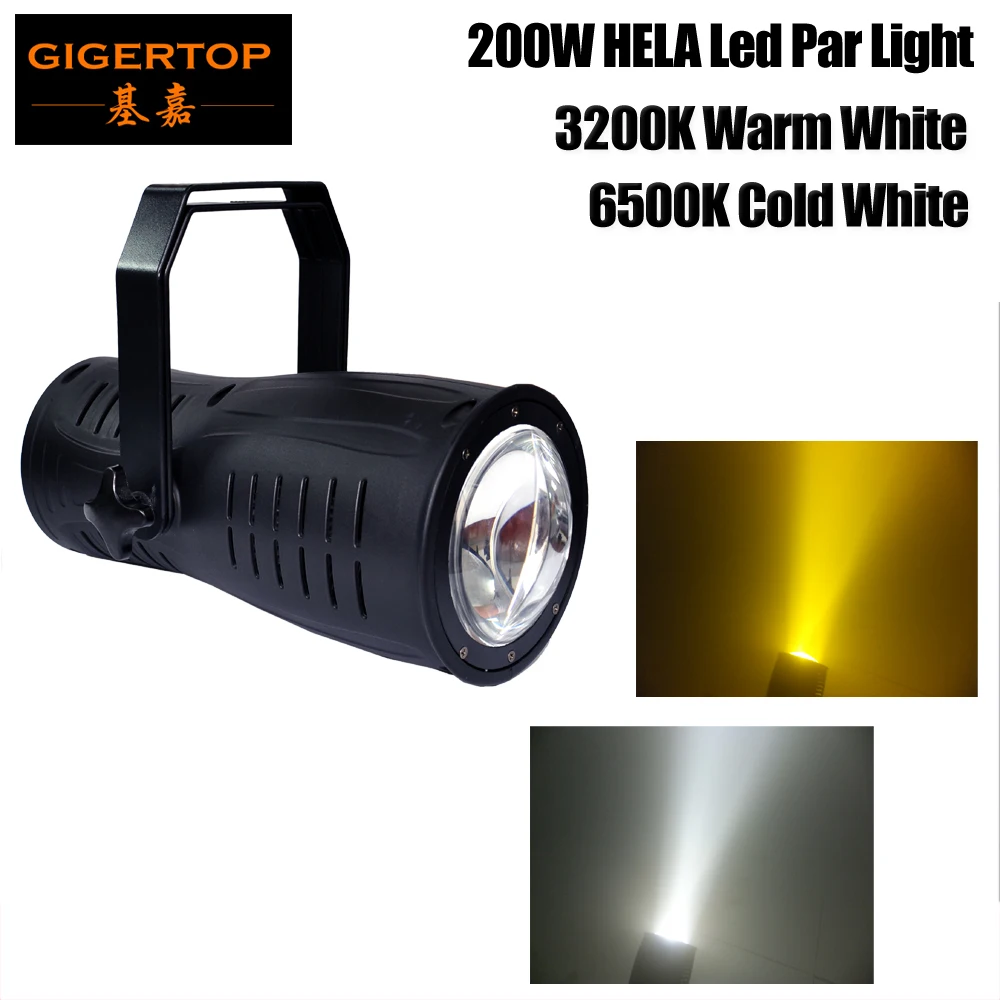Gigertop 200W Warm White 3200k / Cold White 6500k Optional COB Led Par Light Long Aluminum Cannon Housing DMX Control Frost Lens
Gigertop 200W Warm White 3200k / Cold White 6500k Optional COB Led Par Light Long Aluminum Cannon Housing DMX Control Frost Lens