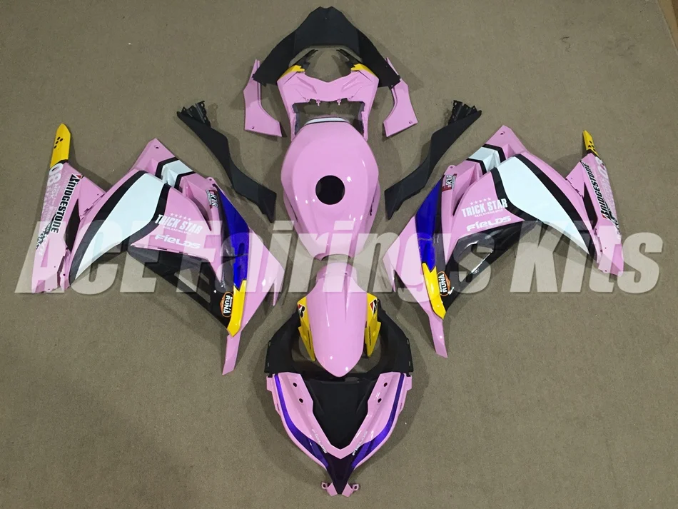 New Injection Abs Fairing Kit+Tank cover Fit for kawasaki EX300 2013 2014 2015 Ninja300 13 14 15 EX 300 Custom pink yellow black
New Injection Abs Fairing Kit+Tank cover Fit for kawasaki EX300 2013 2014 2015 Ninja300 13 14 15 EX 300 Custom pink yellow black