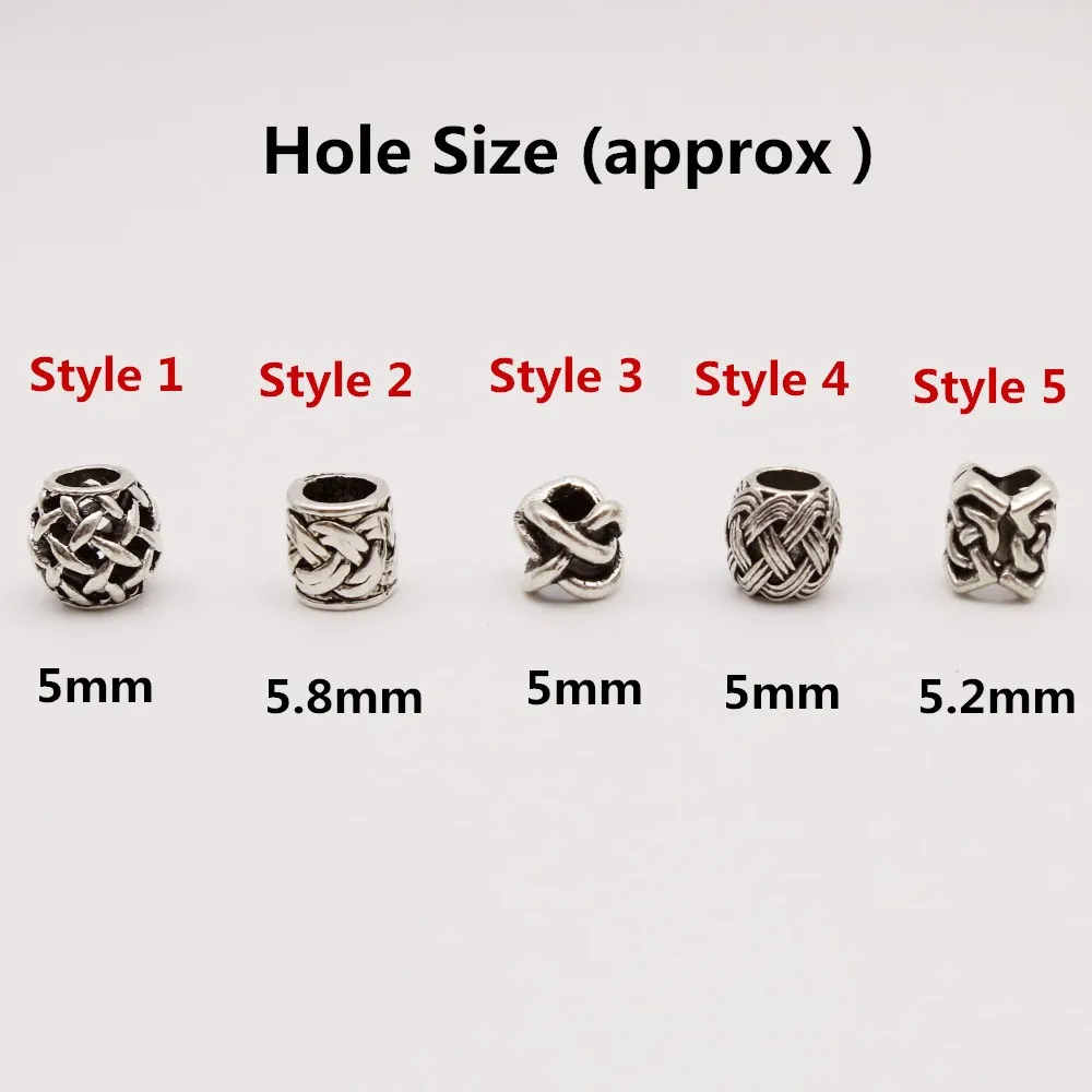 5pcs/pack different 5 styles hair braid dread beard dreadlock beads rings tube approx 5-5.2mm inner hole jewelry
5pcs/pack different 5 styles hair braid dread beard dreadlock beads rings tube approx 5-5.2mm inner hole jewelry