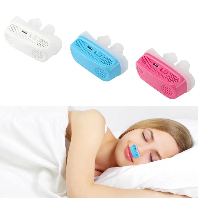 Electric Silicone Anti Snore Mini Snoring Device Nose Stopping Breathing Apparatus Sleeping Aid Guard Relieve Snoring
Electric Silicone Anti Snore Mini Snoring Device Nose Stopping Breathing Apparatus Sleeping Aid Guard Relieve Snoring