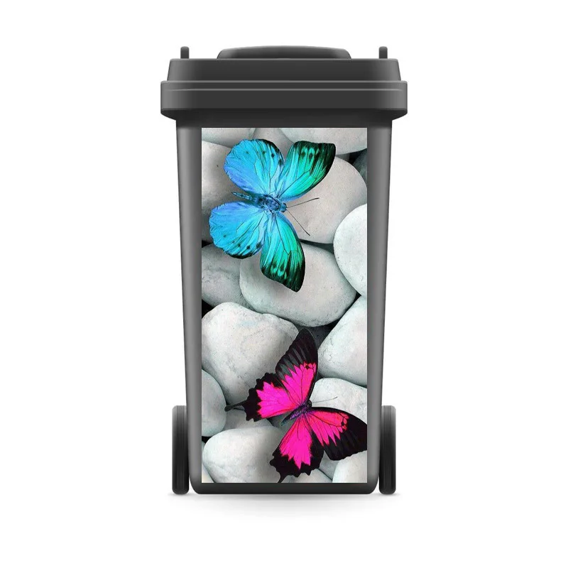 DIY Creative 3D Rubbish Bin Sticker Butterfly On Stones Mural Wall Print Decal Removable self adhesive Kitchen Accessories
DIY Creative 3D Rubbish Bin Sticker Butterfly On Stones Mural Wall Print Decal Removable self adhesive Kitchen Accessories