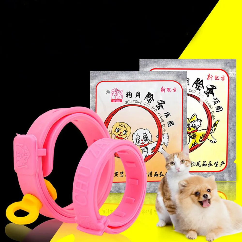 Practical Insecticidal Anti Flea Pet Dogs Cat Collar Adjustable Anti-insect Mosquitoes Dog Ring Neck Straps Dog protection NEW
Practical Insecticidal Anti Flea Pet Dogs Cat Collar Adjustable Anti-insect Mosquitoes Dog Ring Neck Straps Dog protection NEW
