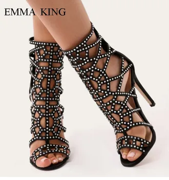 Fashion Summer Opening Toe Gladiator Sandals Women Solid Color Thin High Heels Zipper Sandalia Feminina Women Shoes 35-43 Size
Fashion Summer Opening Toe Gladiator Sandals Women Solid Color Thin High Heels Zipper Sandalia Feminina Women Shoes 35-43 Size
