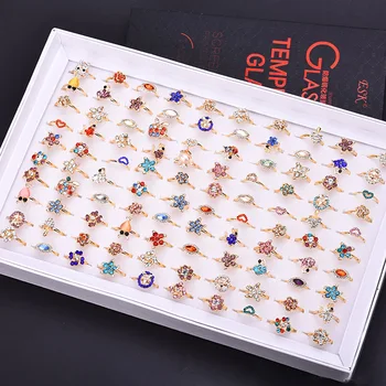 Wholesale Mixed Assorted Cartoon Crystal Adjustable Rings Baby Kids Girls Boy Mix Styles Party Gift Jewelry With Display Box
Wholesale Mixed Assorted Cartoon Crystal Adjustable Rings Baby Kids Girls Boy Mix Styles Party Gift Jewelry With Display Box