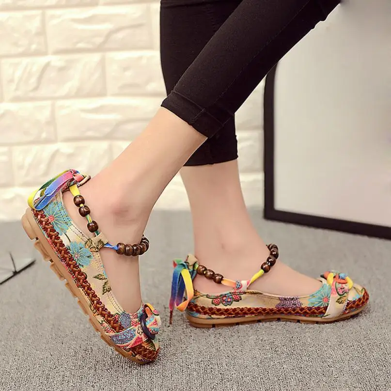 casual flat shoes female summer fashion simple flat shoes handmade beaded belt retro national wind embroidered shoes chaussons
casual flat shoes female summer fashion simple flat shoes handmade beaded belt retro national wind embroidered shoes chaussons