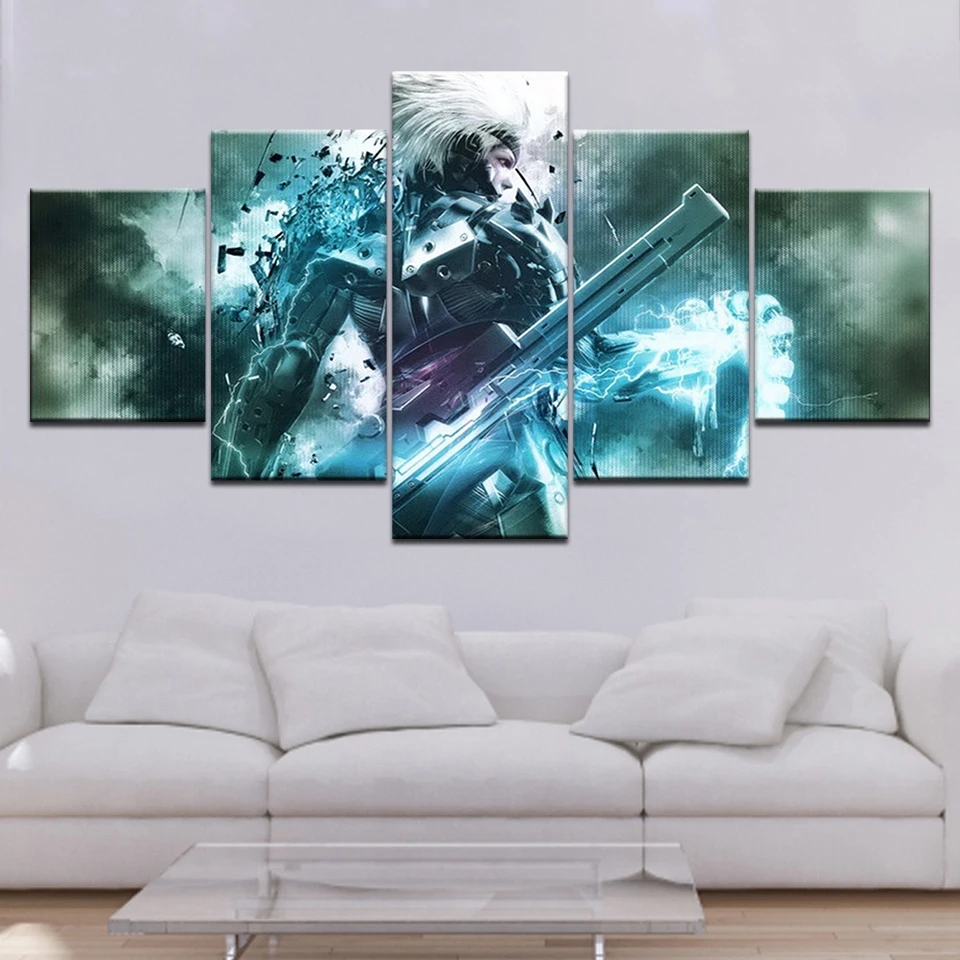 Metal Gear Rising: Revengeance HD game Wallpapers 5 Panels modern Modular Poster art Canvas painting for Living Room Home Decor
Metal Gear Rising: Revengeance HD game Wallpapers 5 Panels modern Modular Poster art Canvas painting for Living Room Home Decor