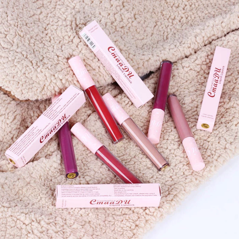 CmaaDu New 6 Color Natural Moisturizing Lipstick Matte Pink Tube Non-stick Cup Long lasting Lip Gloss High Quality TSLM1
CmaaDu New 6 Color Natural Moisturizing Lipstick Matte Pink Tube Non-stick Cup Long lasting Lip Gloss High Quality TSLM1