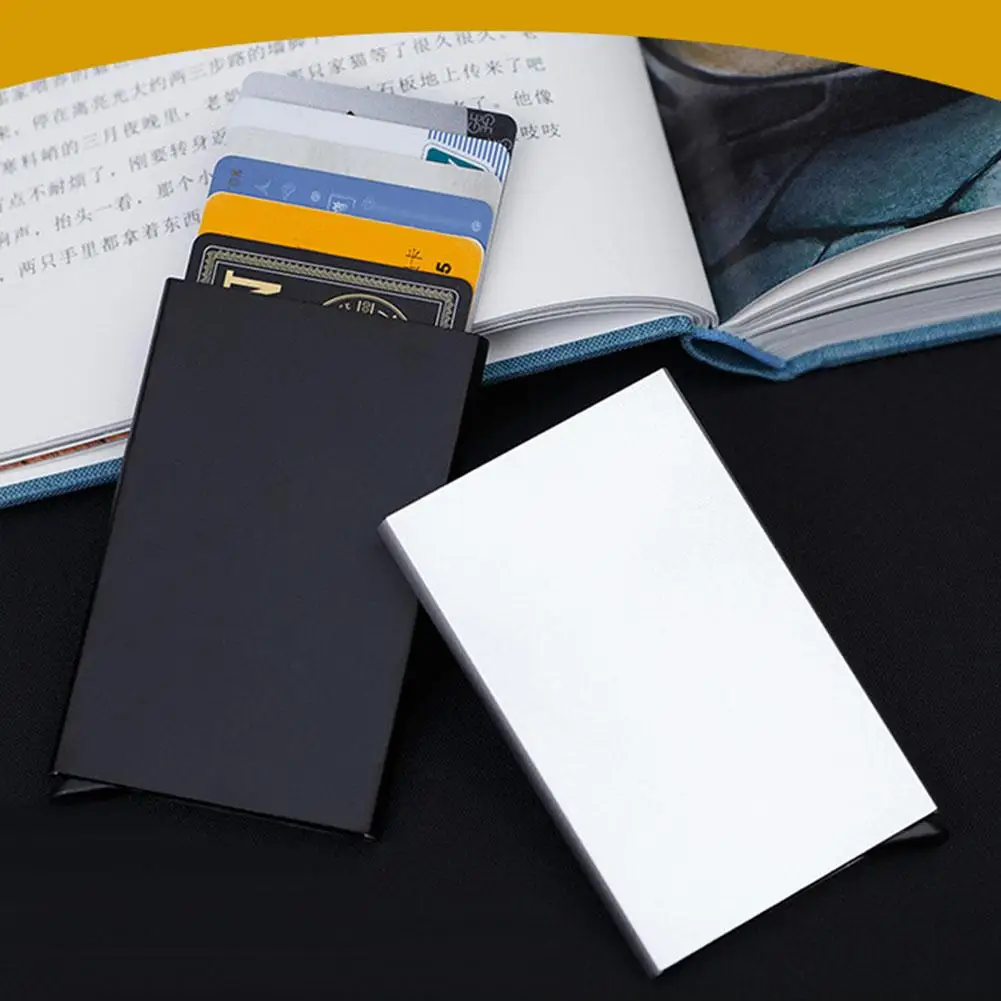 Aluminium Alloy Anti Rfid Blocking Bank Card Holder ID Bank Card Case Rfid Protection Metal Credit Card Holder
Aluminium Alloy Anti Rfid Blocking Bank Card Holder ID Bank Card Case Rfid Protection Metal Credit Card Holder