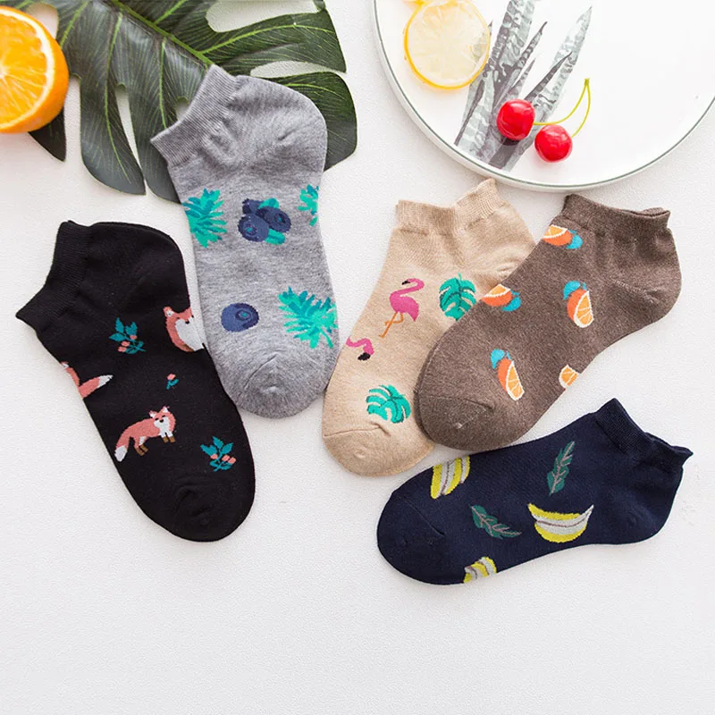 5Pairs/Lot Women Socks Cartoon Animal Plant Ankle Socks Girls Soft Cotton Short Socks
5Pairs/Lot Women Socks Cartoon Animal Plant Ankle Socks Girls Soft Cotton Short Socks