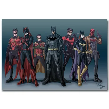 Batman Superhero Comic Art Silk Fabric Poster Print 13x20 24x36inch Hot Anime Picture for Living Room Wall Decoration 030
Batman Superhero Comic Art Silk Fabric Poster Print 13x20 24x36inch Hot Anime Picture for Living Room Wall Decoration 030