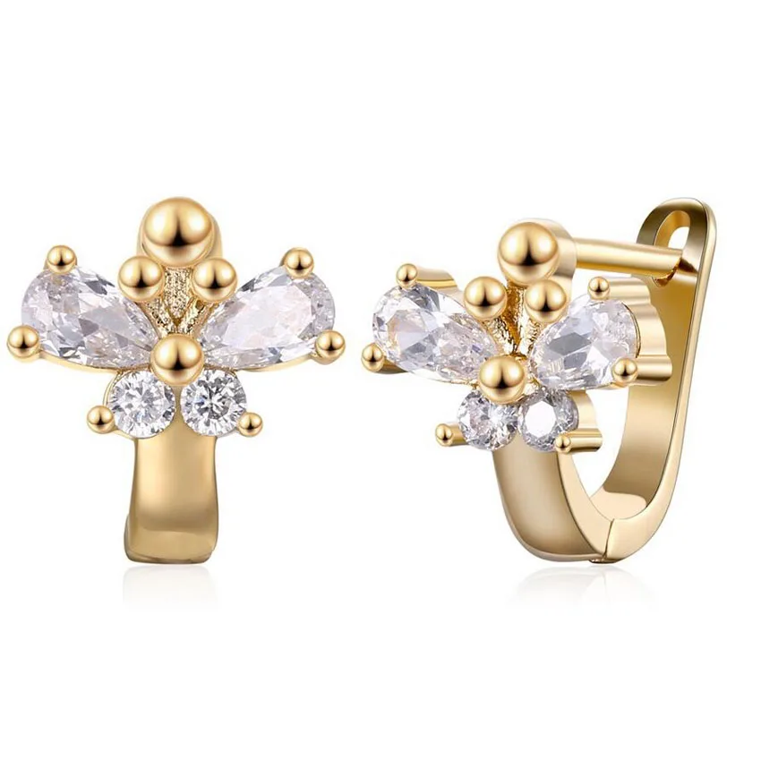 Fashion Women Gold Color Shiny Zircon Cute Butterfly Hoop Earrings For Girl Child Female Beautiful Party Earring Jewelry EC243
Fashion Women Gold Color Shiny Zircon Cute Butterfly Hoop Earrings For Girl Child Female Beautiful Party Earring Jewelry EC243