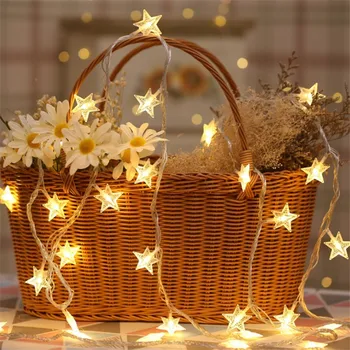 3M 20 Leds Battery/USB Powered Warm White Led Light Star Shape Waterproof LED String Lamp Lights for New Year Christmas Festival
3M 20 Leds Battery/USB Powered Warm White Led Light Star Shape Waterproof LED String Lamp Lights for New Year Christmas Festival