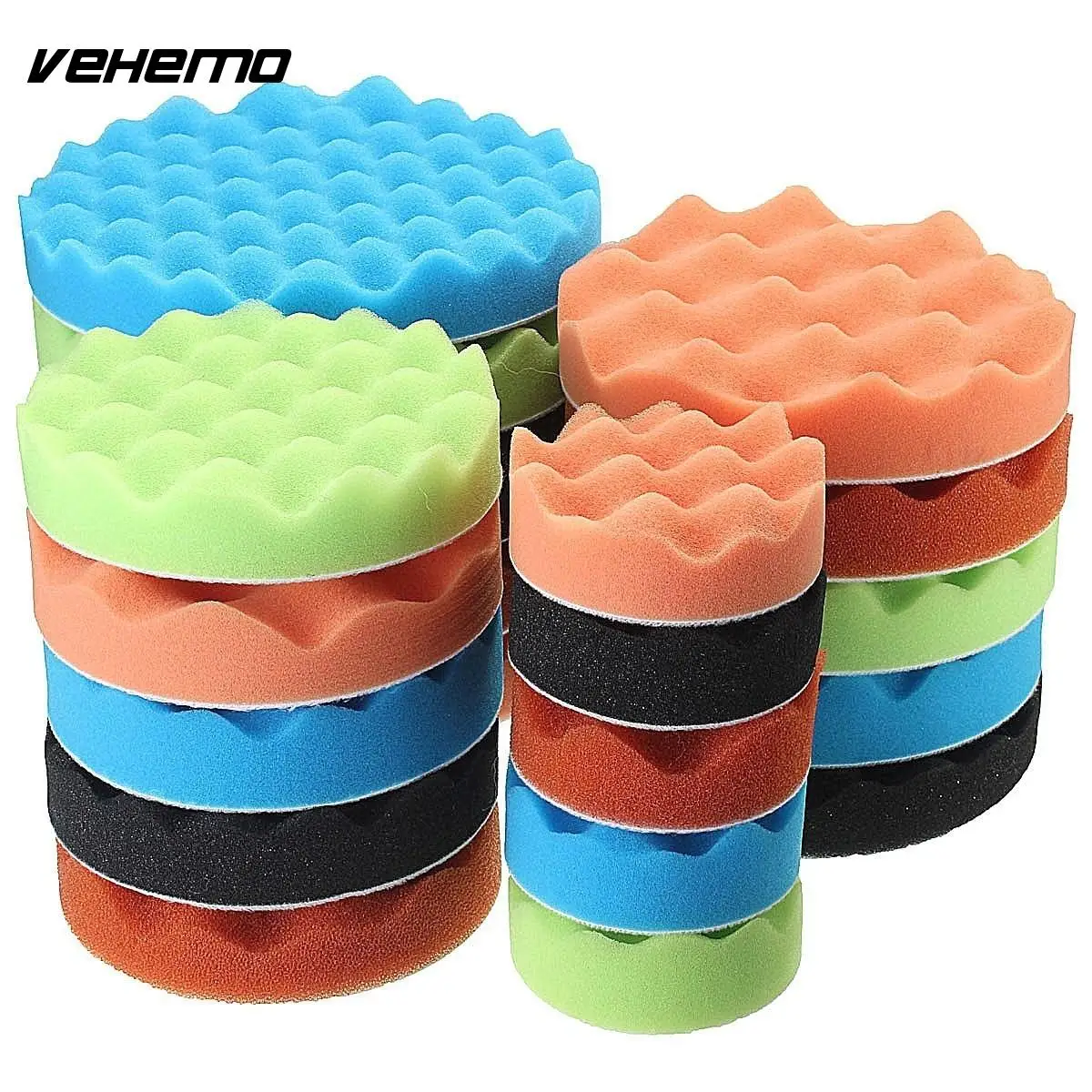 VEHEMO 19 PCS 80mm Car Sponge Buff Polishing Pad Set For Car Polisher With Waxing M10 Drill Adapter Car-Styling Cleaning
VEHEMO 19 PCS 80mm Car Sponge Buff Polishing Pad Set For Car Polisher With Waxing M10 Drill Adapter Car-Styling Cleaning