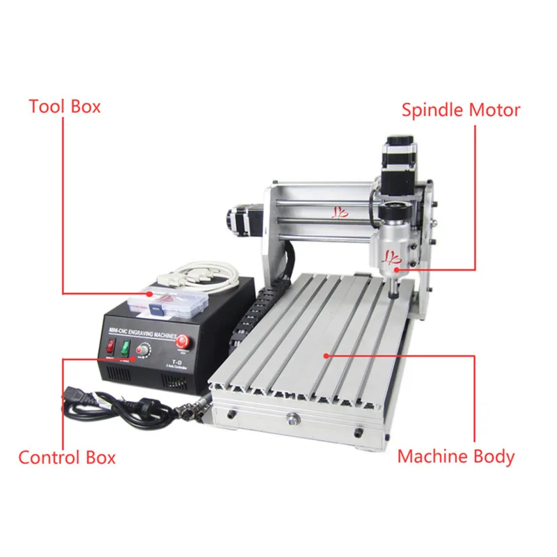Mini CNC 3020Z-DQ router with ball screw and tool auto-checking instrument upgraded from CNC 3020 engraving machine
Mini CNC 3020Z-DQ router with ball screw and tool auto-checking instrument upgraded from CNC 3020 engraving machine