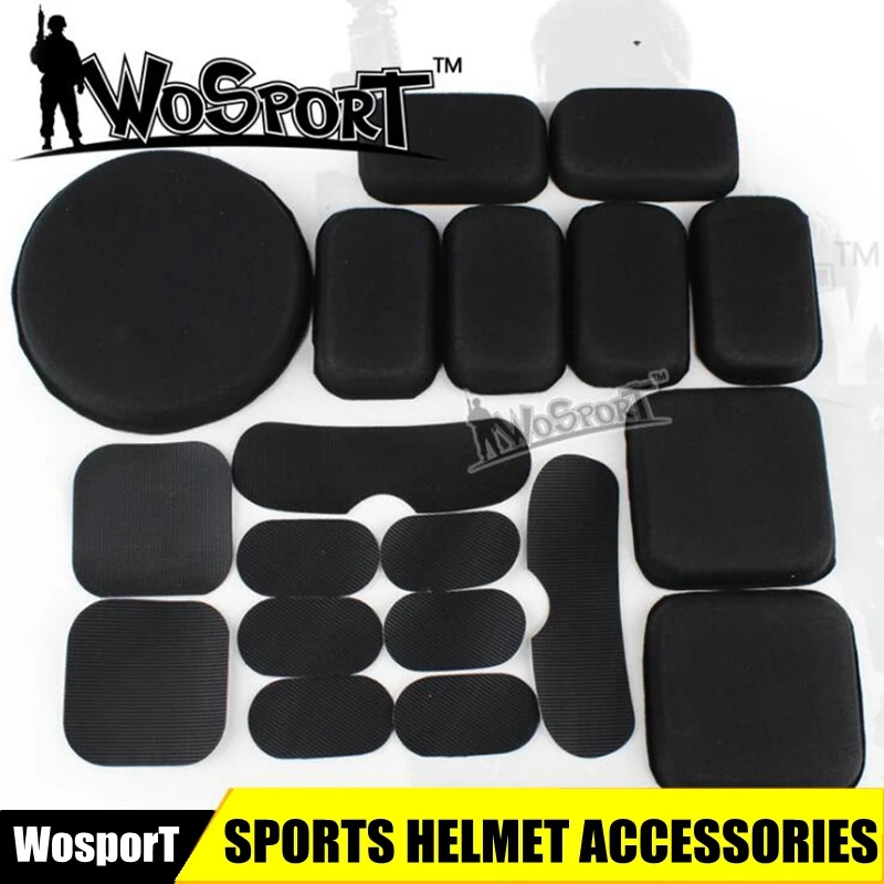 Universal Tactical Airsoft Helmet Accessories Cs Helmet EVA Pads 19pcs set For FAST/ACH/MICH/Motorcycle Helmet Black
Universal Tactical Airsoft Helmet Accessories Cs Helmet EVA Pads 19pcs set For FAST/ACH/MICH/Motorcycle Helmet Black