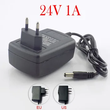 AC DC 24V 1A 1000ma Power Adaptor 110V 220V Converter Adapter DC24V wall Charger Supply US EU Plug 24w Switch 5.5mm*2.1mm
AC DC 24V 1A 1000ma Power Adaptor 110V 220V Converter Adapter DC24V wall Charger Supply US EU Plug 24w Switch 5.5mm*2.1mm