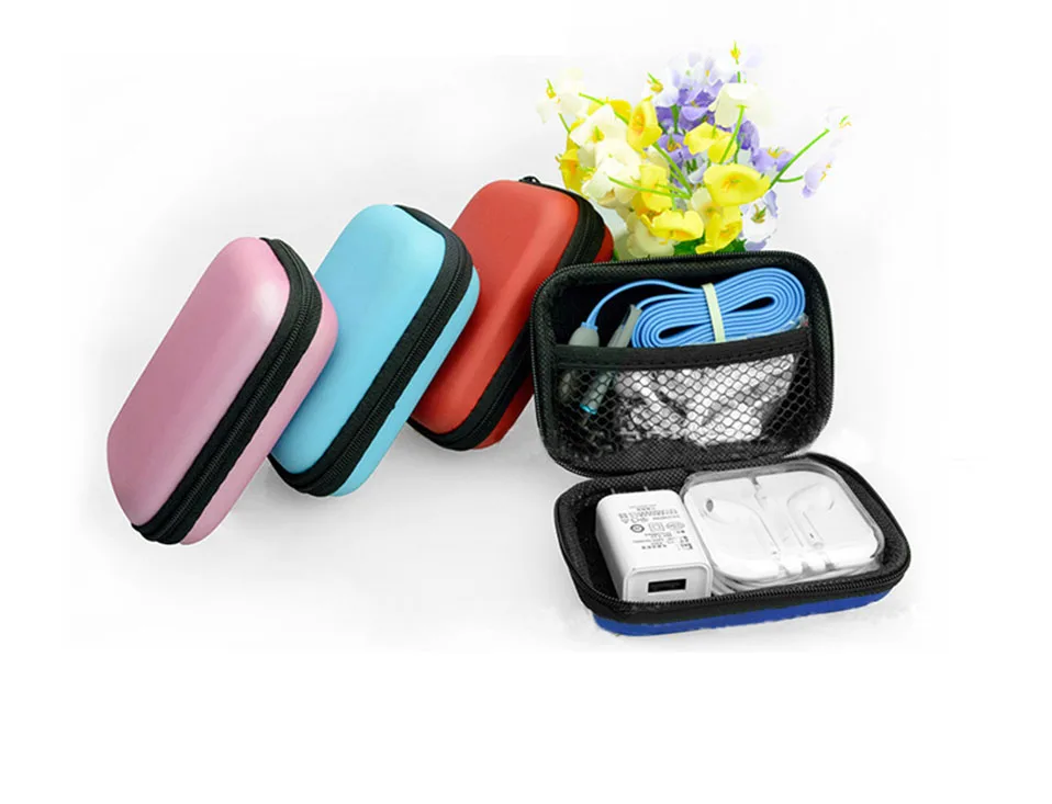 2018 Sundries Travel Storage Bag Charging Case For Earphone Package Zipper Bag Portable Zip Lock Organizer Case(1)