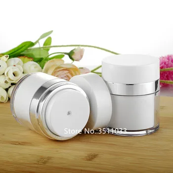 10pcs/lot 50g Empty Airless Cosmetic Cream Round Container Jar White Color With Pressed Pump Airless emulsion Cream Bottle Jar
10pcs/lot 50g Empty Airless Cosmetic Cream Round Container Jar White Color With Pressed Pump Airless emulsion Cream Bottle Jar