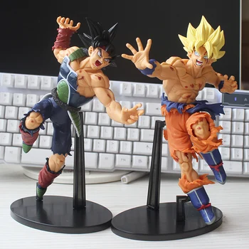 2pcs/set Dragon Ball Z Action Figure Super Saiyan Burdock Gokou PVC Collectible Model Toys 23cm CEECILIO 2SON
2pcs/set Dragon Ball Z Action Figure Super Saiyan Burdock Gokou PVC Collectible Model Toys 23cm CEECILIO 2SON