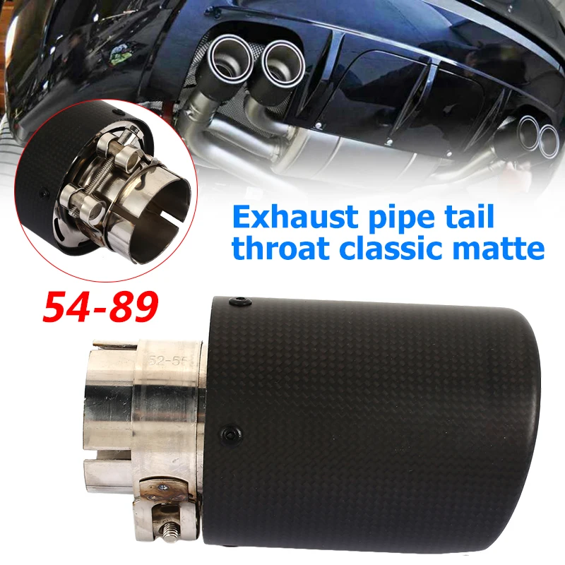Vehemo 54-89mm Real Carbon Fiber Muffler Tip Pipe Car Tail Pipe Outlet Stainless Steel SUV Exhaust Exhaust Tail Car Accessory
Vehemo 54-89mm Real Carbon Fiber Muffler Tip Pipe Car Tail Pipe Outlet Stainless Steel SUV Exhaust Exhaust Tail Car Accessory