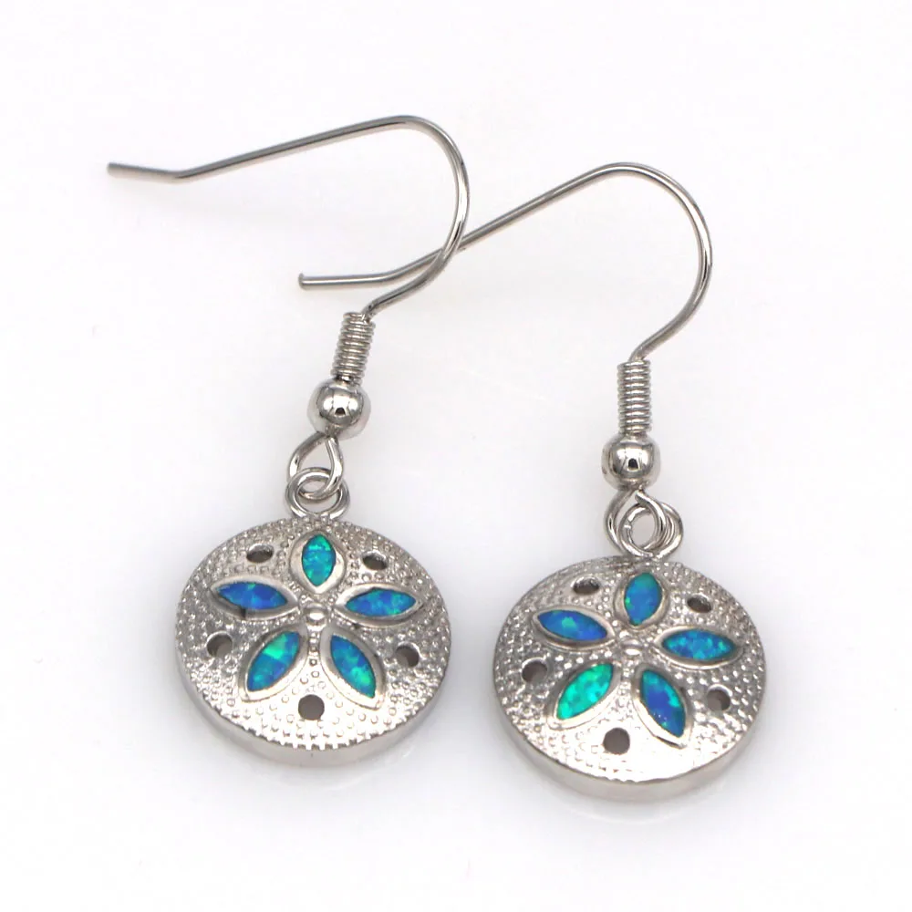 JLE115 New Women Flowers Drop Ewomen Blue Opal Flower Drop Earrings Ladies Fashion Jewelry
JLE115 New Women Flowers Drop Ewomen Blue Opal Flower Drop Earrings Ladies Fashion Jewelry