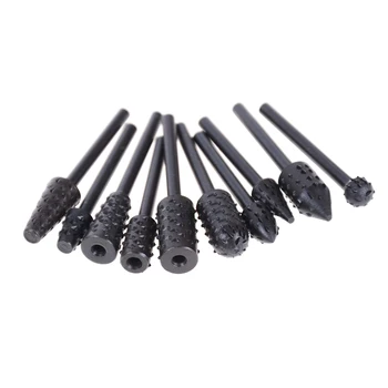 10PCS Rotary Rasp File 3mm Shank Burr File Rasp Woodworking Drill Bits HSS Rotary File Wood Drilling Carving Artifact Tools
10PCS Rotary Rasp File 3mm Shank Burr File Rasp Woodworking Drill Bits HSS Rotary File Wood Drilling Carving Artifact Tools
