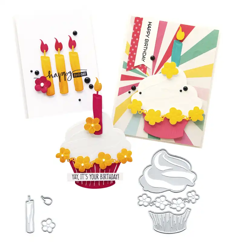 happy birthday celebration word lovely balloon metal cutting