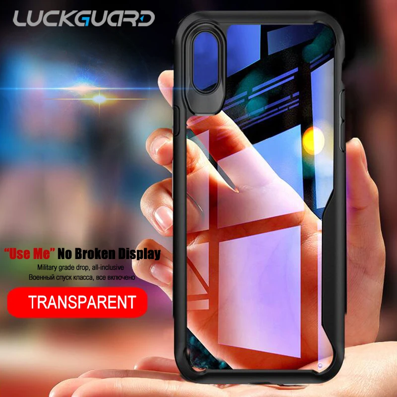 LuckGuard Shockproof Phone Case For iPhone 7 8 Cases Silicone Edge Transparent Thin Cover For iPhone 7 8 Plus X Accessories Bag
LuckGuard Shockproof Phone Case For iPhone 7 8 Cases Silicone Edge Transparent Thin Cover For iPhone 7 8 Plus X Accessories Bag