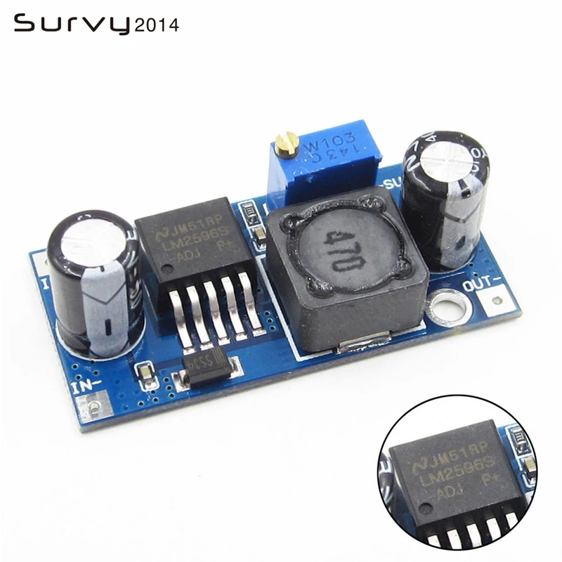 1 PC DIP/SMD DC-DC Buck Converter Step Down Module LM2596 Power Supply Board Output 1.23V -35V Voltage Regulator
1 PC DIP/SMD DC-DC Buck Converter Step Down Module LM2596 Power Supply Board Output 1.23V -35V Voltage Regulator