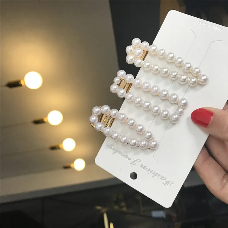 Metal Imitiation Pearl Hair Accessories Geometric Hair Clip Hairpin Hairgrip Minimalist New Irregular Hairgrip
Metal Imitiation Pearl Hair Accessories Geometric Hair Clip Hairpin Hairgrip Minimalist New Irregular Hairgrip