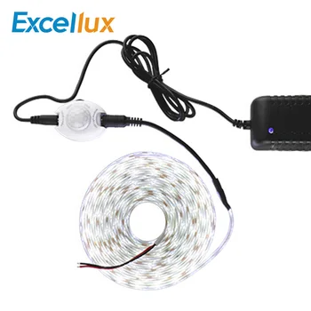 PIR Motion Sensor Light Strip Waterproof DC 12V 2835 SMD Sensor Led Strip Light Cabinet Bed Light Night Light 1M-5M
PIR Motion Sensor Light Strip Waterproof DC 12V 2835 SMD Sensor Led Strip Light Cabinet Bed Light Night Light 1M-5M