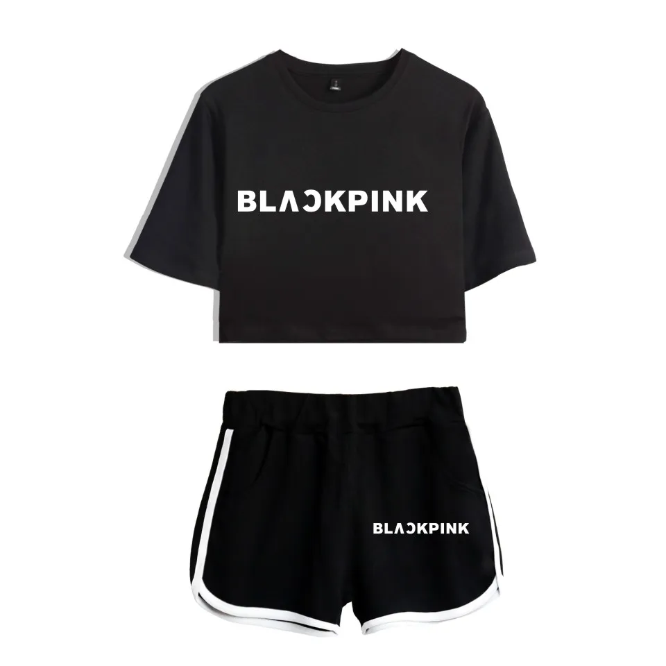 BLACKPINK Two Piece Set Summer Sexy 2019 3D Printed T shirt Album Woman Suit Shorts Crop BLACKPINK Fashion New Tops+Shorts
BLACKPINK Two Piece Set Summer Sexy 2019 3D Printed T shirt Album Woman Suit Shorts Crop BLACKPINK Fashion New Tops+Shorts