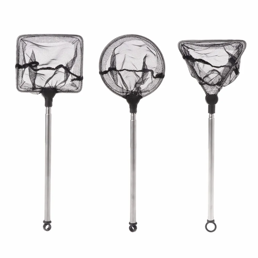 1Pc Aquarium Small Fish Shrimp Catching Net Round/Square/Trilateral Shape With Retractable Stainless Steel Stick C42
1Pc Aquarium Small Fish Shrimp Catching Net Round/Square/Trilateral Shape With Retractable Stainless Steel Stick C42
