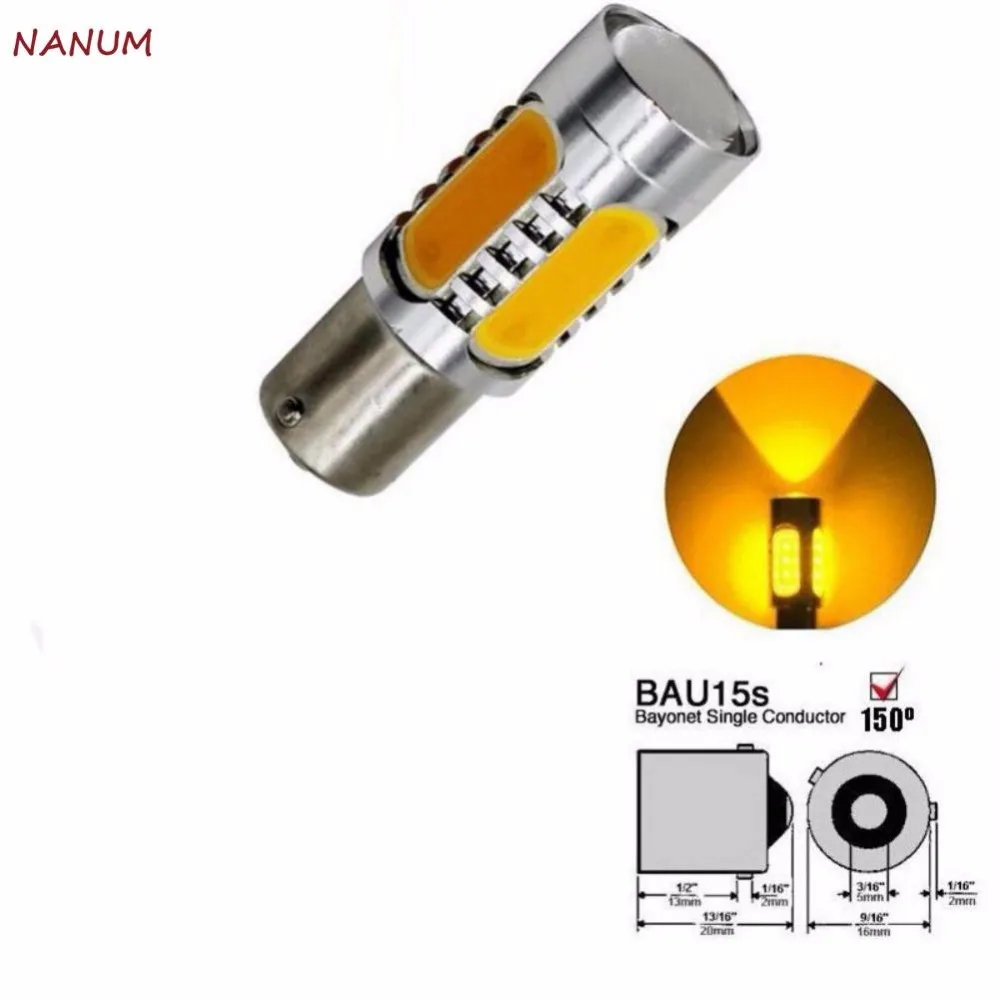 Universal Car 12V 7.5W COB LED Bulbs P21W 1156 / BA15S / BAU15S / BAY15S Turn Signal LED Blinker Reversing Light
Universal Car 12V 7.5W COB LED Bulbs P21W 1156 / BA15S / BAU15S / BAY15S Turn Signal LED Blinker Reversing Light