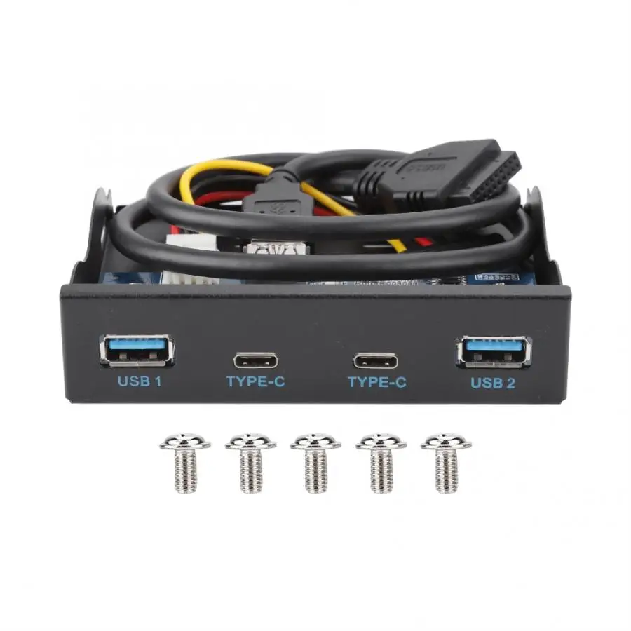 3.5 Inch 2 Port USB3.0 + 2 Port Type-C HUB Expansion Floppy Drive Front Panel floppy drive emulator gotek
3.5 Inch 2 Port USB3.0 + 2 Port Type-C HUB Expansion Floppy Drive Front Panel floppy drive emulator gotek