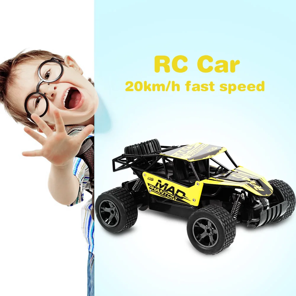 

Jule UJ99 1815B 2.4GHz 1:18 RC Car Impact-resistant PVC Shell Truck 2WD High Speed Desert Truck Remote Control Model for Kids