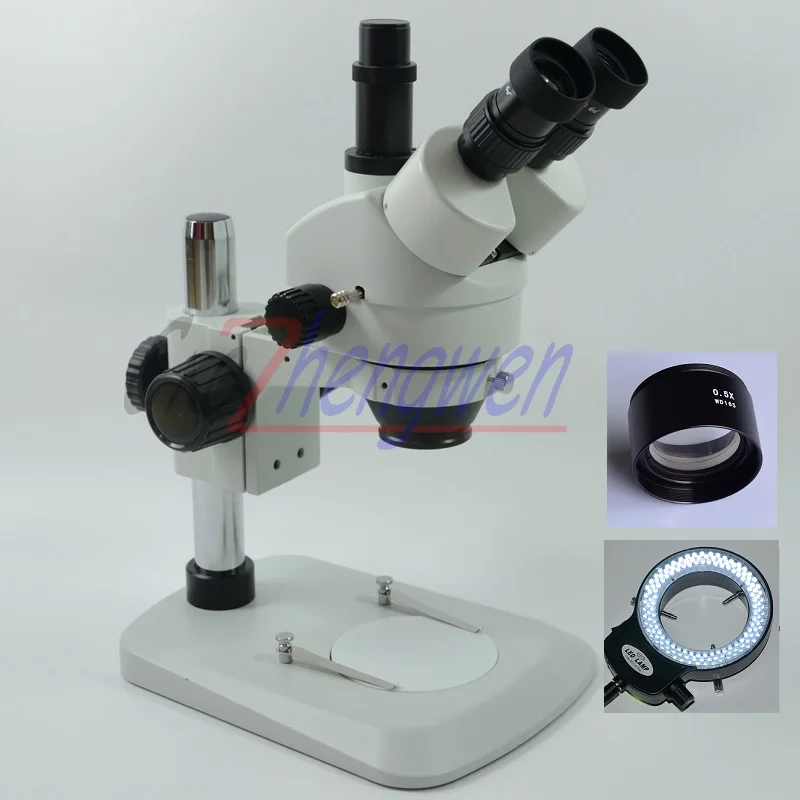 FYSCOPE 3.5X 45X столб Сектор База Тринокулярный Стерео зум микроскоп SZM0.5X|stereo zoom