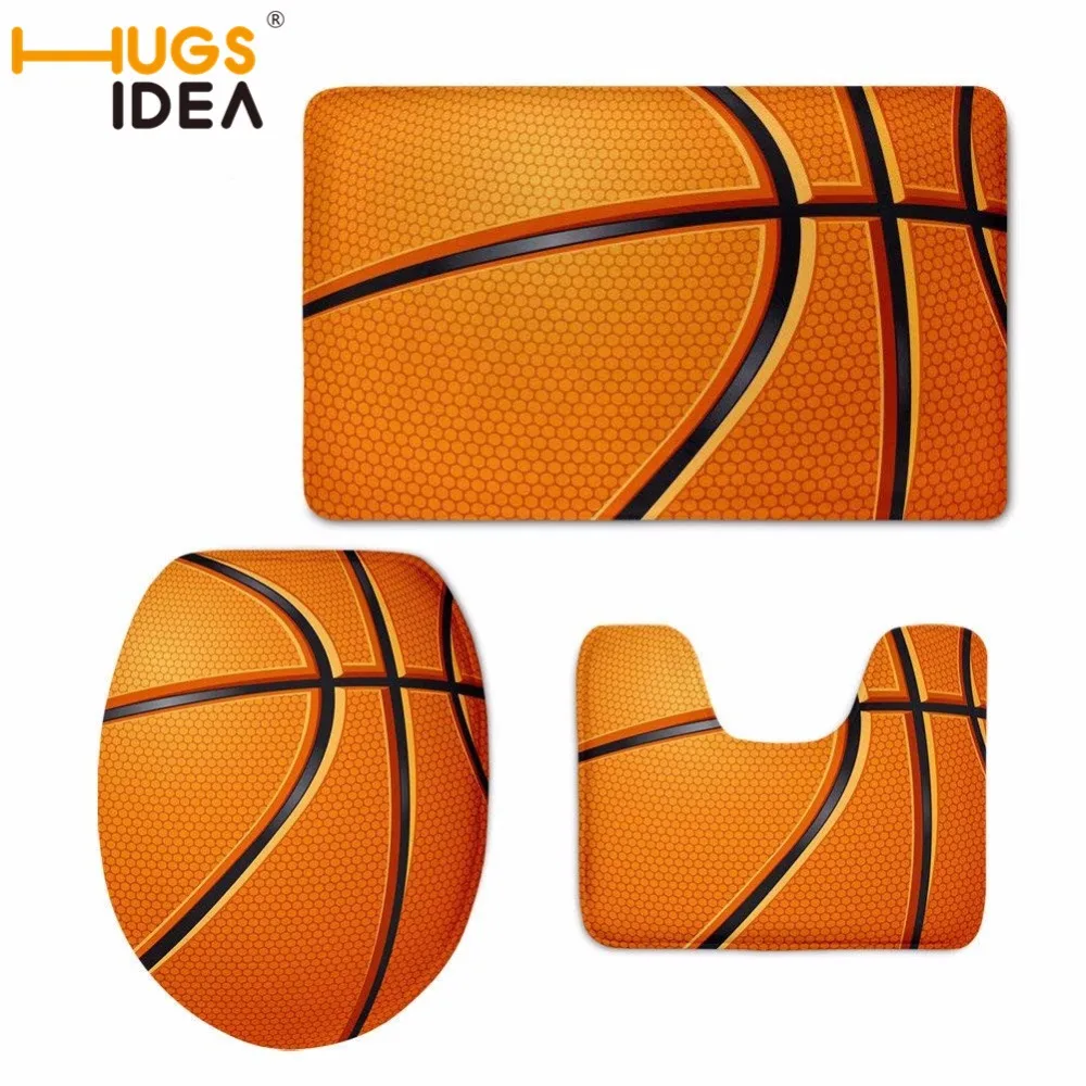 HUGSIDEA Toilet Floor Mats basketball Printed Bathroom Rugs Set Anti-slip Toilet Bath Mats Set Carpet For Bathroom And Toilet
HUGSIDEA Toilet Floor Mats basketball Printed Bathroom Rugs Set Anti-slip Toilet Bath Mats Set Carpet For Bathroom And Toilet