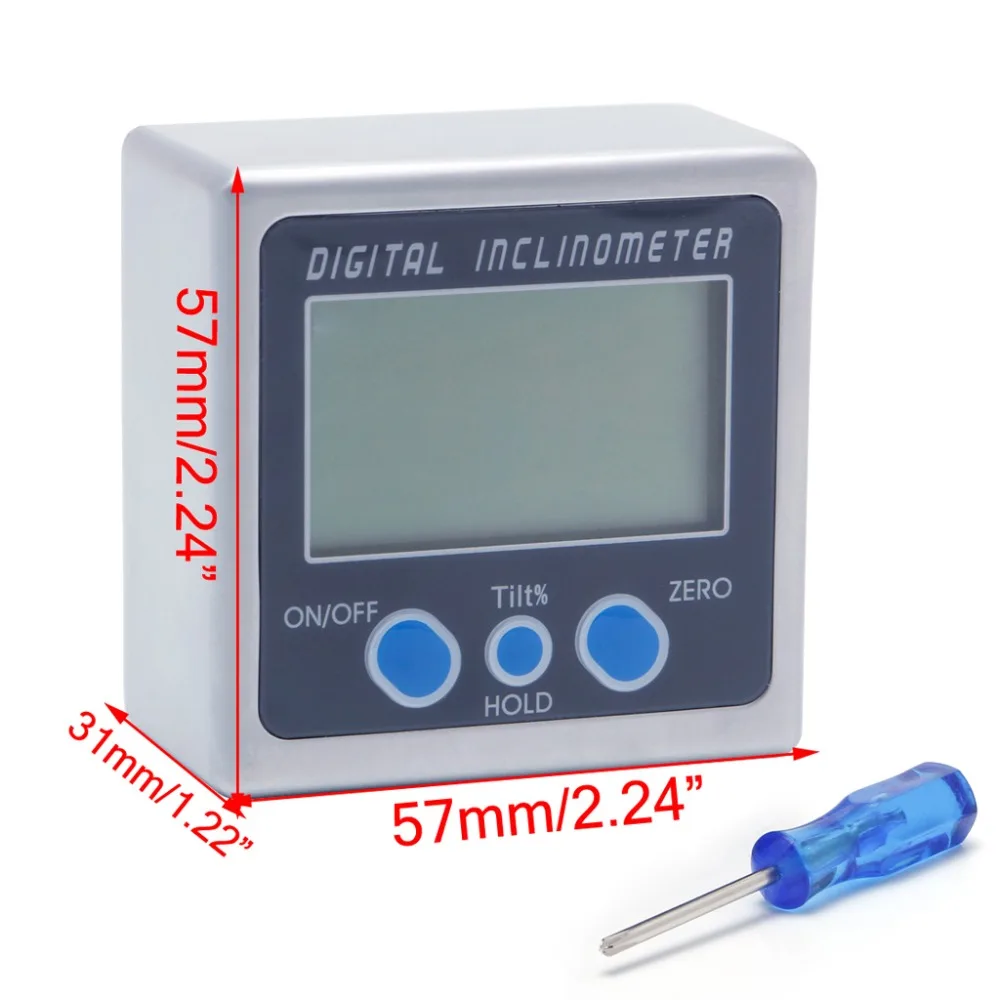 Digital Angle Gauge Meter Mini Protractor 360 Degree With Magnets Base Inclinometer Teter Tools
Digital Angle Gauge Meter Mini Protractor 360 Degree With Magnets Base Inclinometer Teter Tools