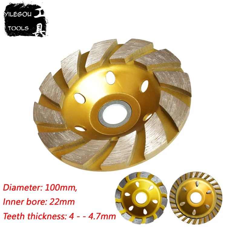 Diamond Grinding Wheel 100mm Grinding Disc 100mm Diamond Abrasive Disc Use For Polishing Concrete or Stone. Inner Bore 22mm.
Diamond Grinding Wheel 100mm Grinding Disc 100mm Diamond Abrasive Disc Use For Polishing Concrete or Stone. Inner Bore 22mm.