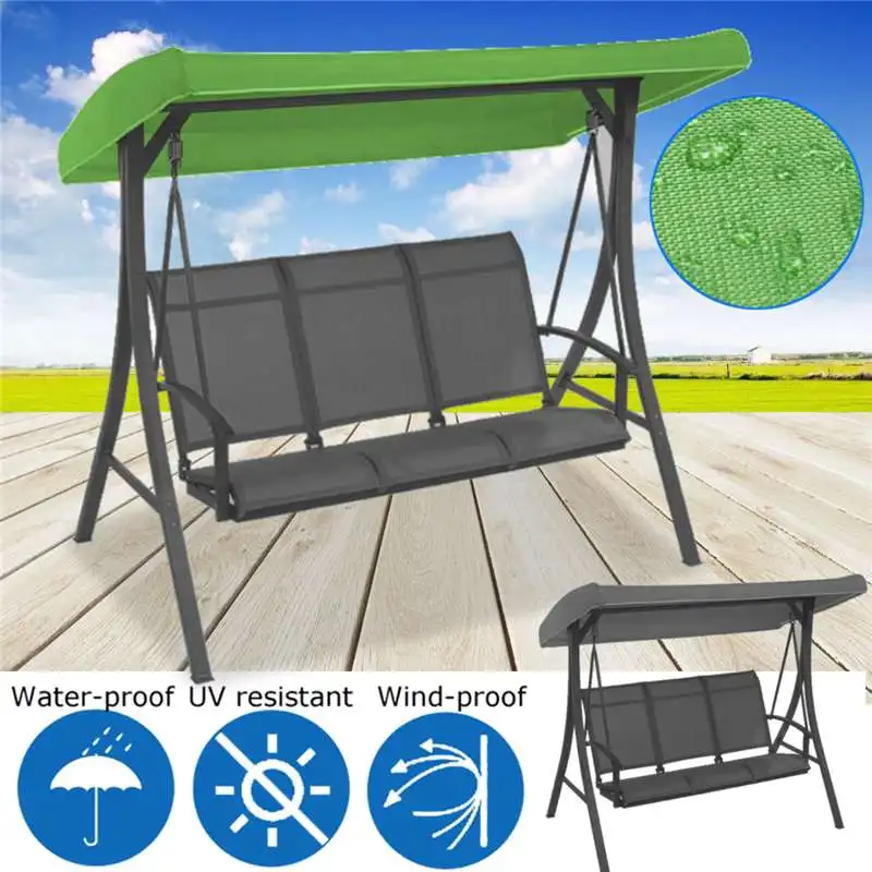 191x120x23cm Canopy Waterproofed Swing Chair Tent Sunshade Camping Swing Roof Replacement Garden Supplies Fabric Sun Shade
191x120x23cm Canopy Waterproofed Swing Chair Tent Sunshade Camping Swing Roof Replacement Garden Supplies Fabric Sun Shade