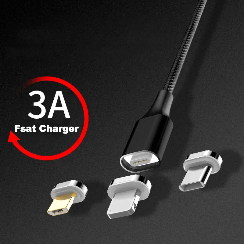 Briseis Magnetic Cable 3A Fast Charging Micro USB Type C Cable For iPhone Samsung Xiaomi USB-C Magnet Charger Data Phone Cables
Briseis Magnetic Cable 3A Fast Charging Micro USB Type C Cable For iPhone Samsung Xiaomi USB-C Magnet Charger Data Phone Cables