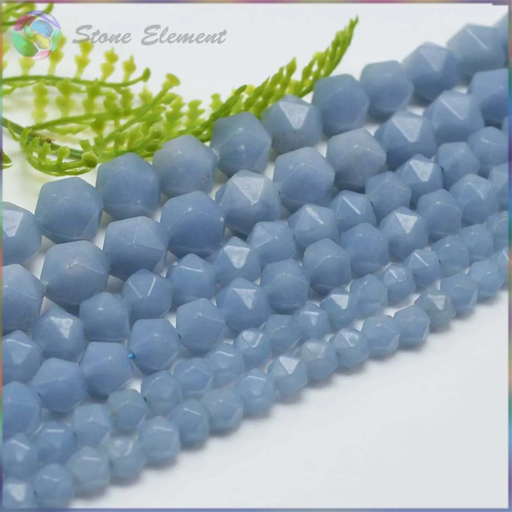 Natural Angelite Quartz Triangle Faceted Beads 6mm,8mm,10mm
Natural Angelite Quartz Triangle Faceted Beads 6mm,8mm,10mm