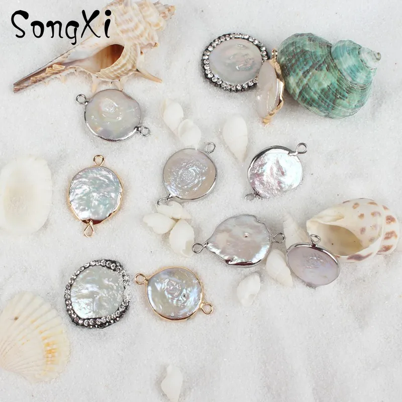 16mm Wholesale Gold Silver Rim Oblate Shape White Pearl Beads for Jewelry Making Natural Charms Pendant Diy Necklace Bracelet
16mm Wholesale Gold Silver Rim Oblate Shape White Pearl Beads for Jewelry Making Natural Charms Pendant Diy Necklace Bracelet