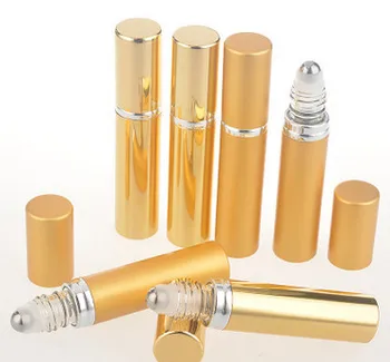 New 8ml Gold Glass Ball Bottle with Steel Bead Roll On Bottle, Perfume or Cosmetic Essential Oil Packing Bottle
New 8ml Gold Glass Ball Bottle with Steel Bead Roll On Bottle, Perfume or Cosmetic Essential Oil Packing Bottle